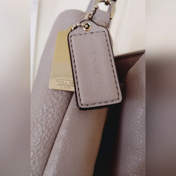 COACH Madison Phoebe Pebbled Leather Shoulder Bag - Picture 5 of 13